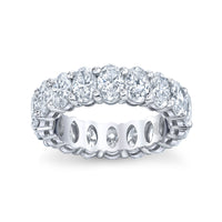Oval Diamond Eternity Band