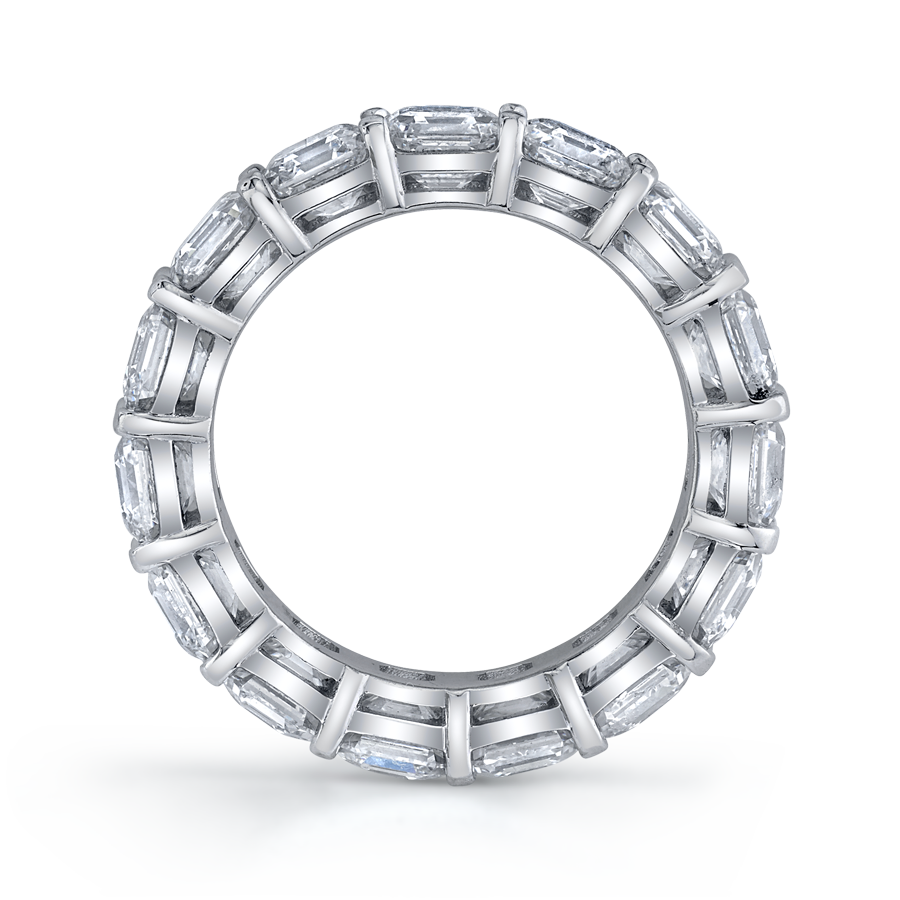 Oval Diamond Eternity Band