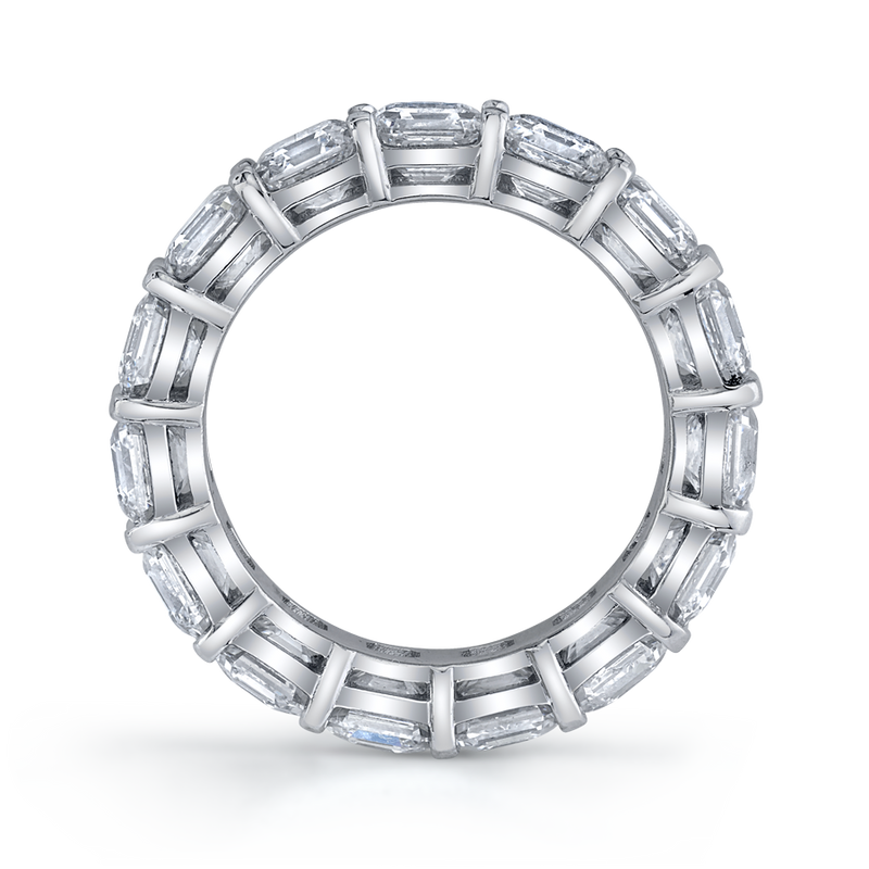Oval Diamond Eternity Band