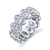 Oval Diamond Eternity Band