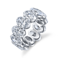 Oval Diamond Eternity Band