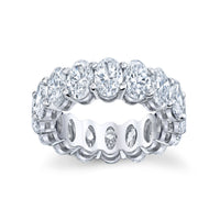 Oval Diamond Eternity Band
