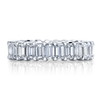 Emerald Cut Diamond Eternity Band