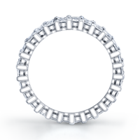 Emerald Cut Diamond Eternity Band