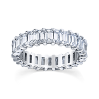 Emerald Cut Diamond Eternity Band