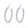 Signature Emerald Cut Diamond Hoops