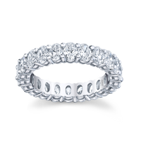 Oval Diamond Eternity Band