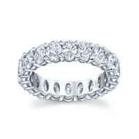Oval Diamond Eternity Band