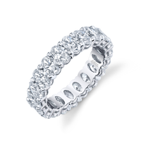Oval Diamond Eternity Band