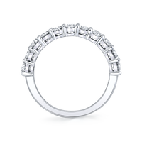 Oval Diamond Halfway Band