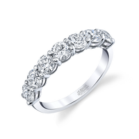 Oval Diamond Halfway Band