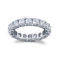 Cushion Diamond Eternity Band