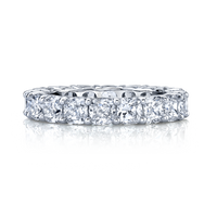 Cushion Diamond Eternity Band