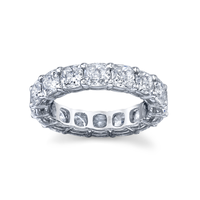 Cushion Diamond Eternity Band