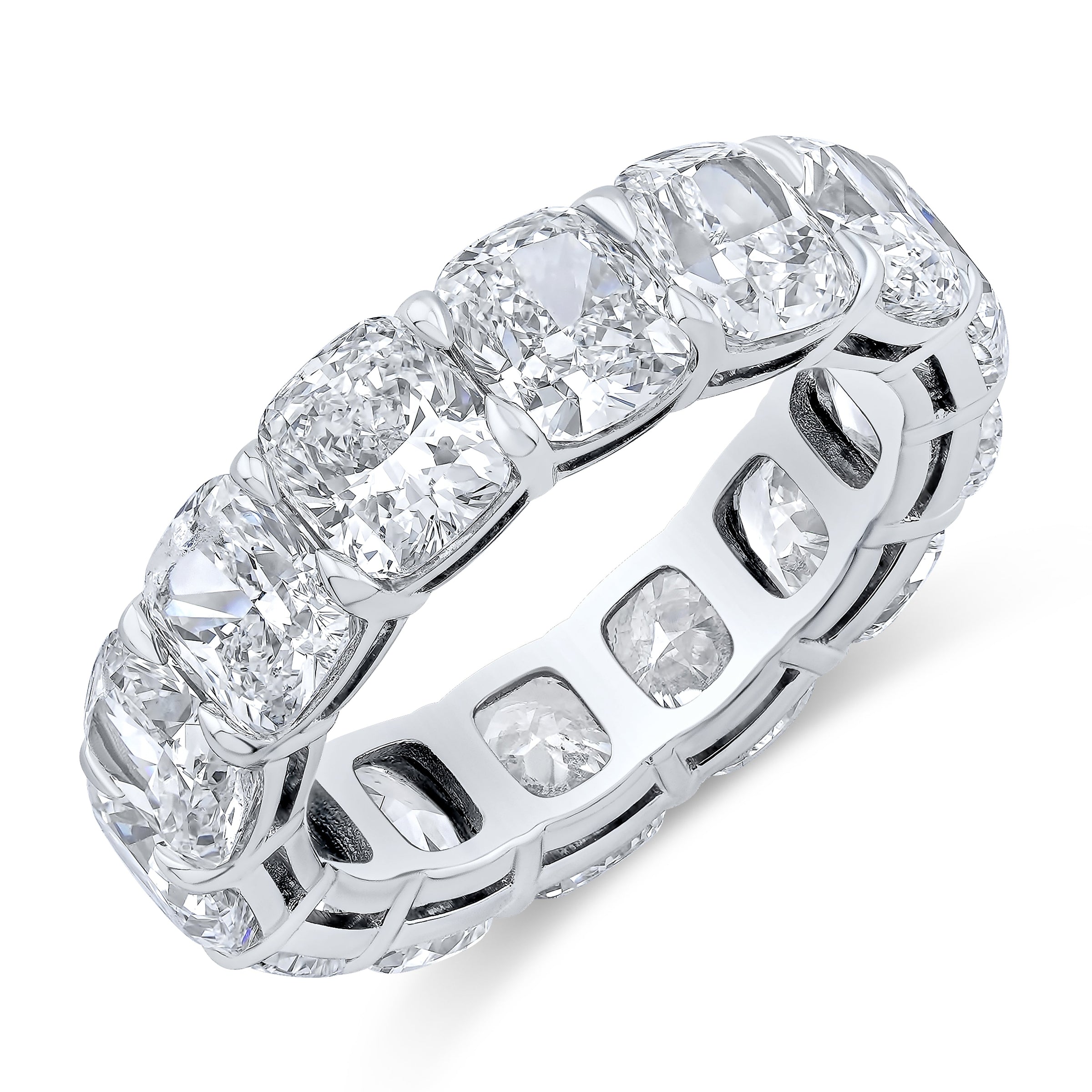 Cushion Diamond Eternity Band