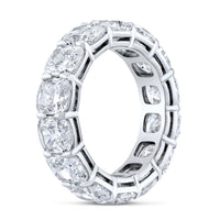 Cushion Cut Diamond Eternity Band