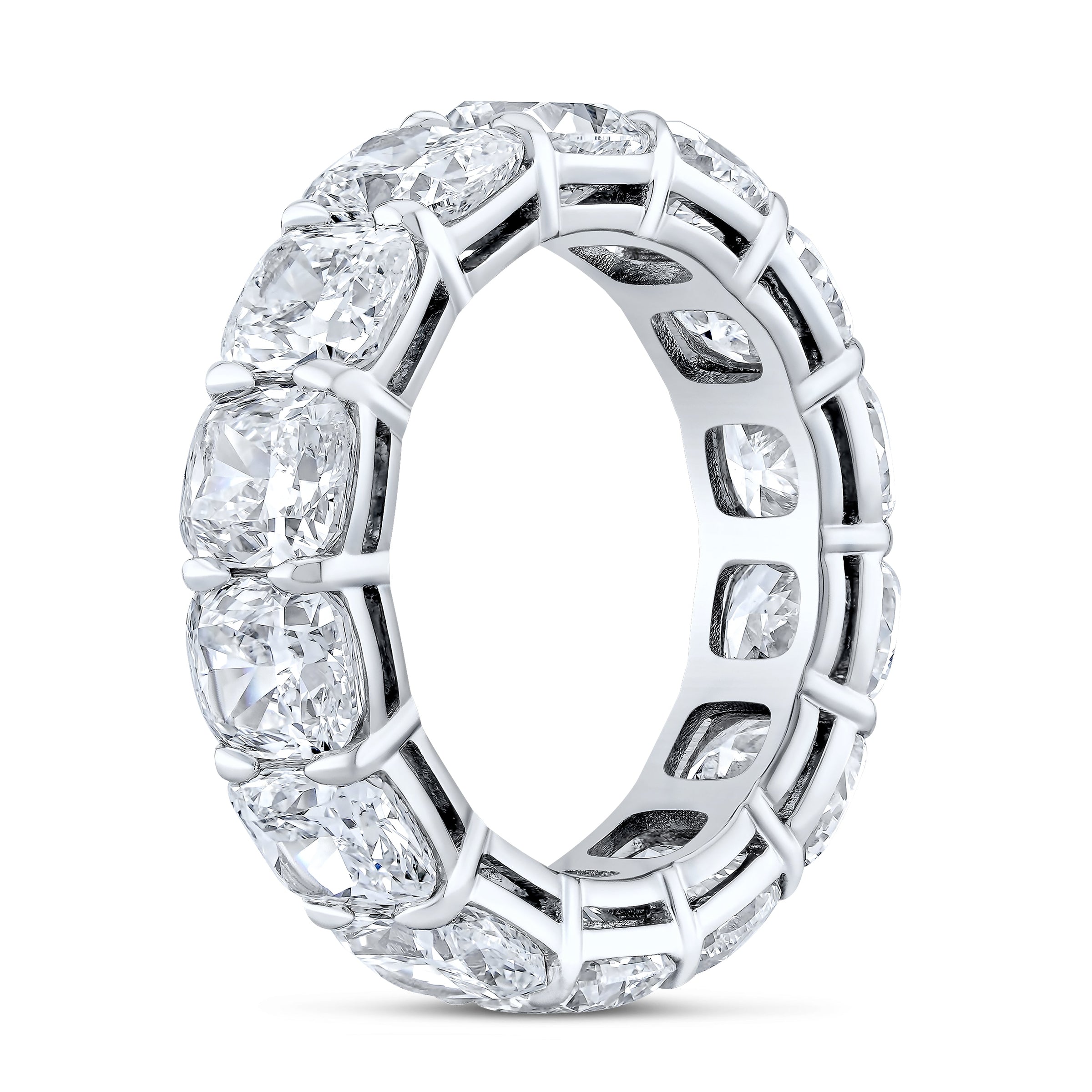 Cushion Cut Diamond Eternity Band