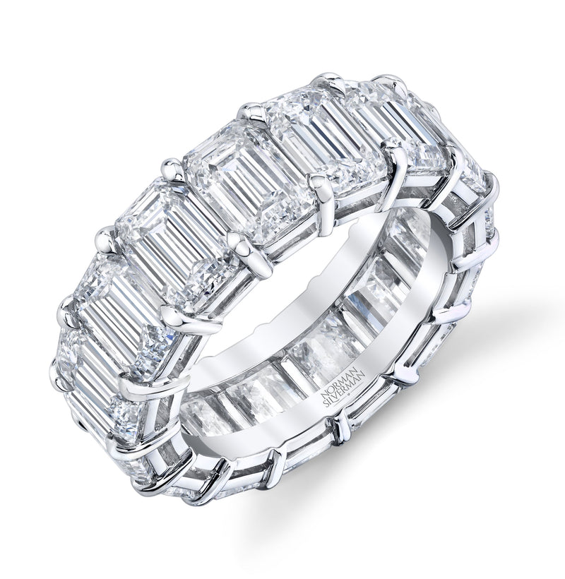 Emerald Cut Diamond Eternity Band