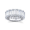 Eternity Cut Diamond Emerald Band