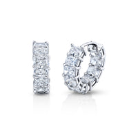 Signature Radiant Diamond Huggies