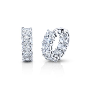 Signature Radiant Diamond Huggies