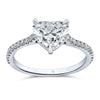 Heart Diamond Solitaire Ring