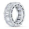 Emerald Cut Diamond Eternity Band