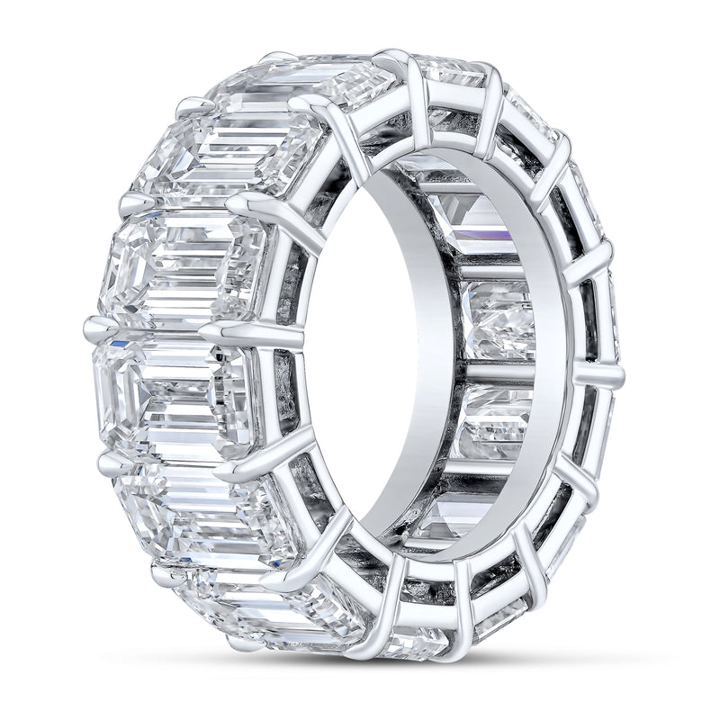 Emerald Cut Diamond Eternity Band