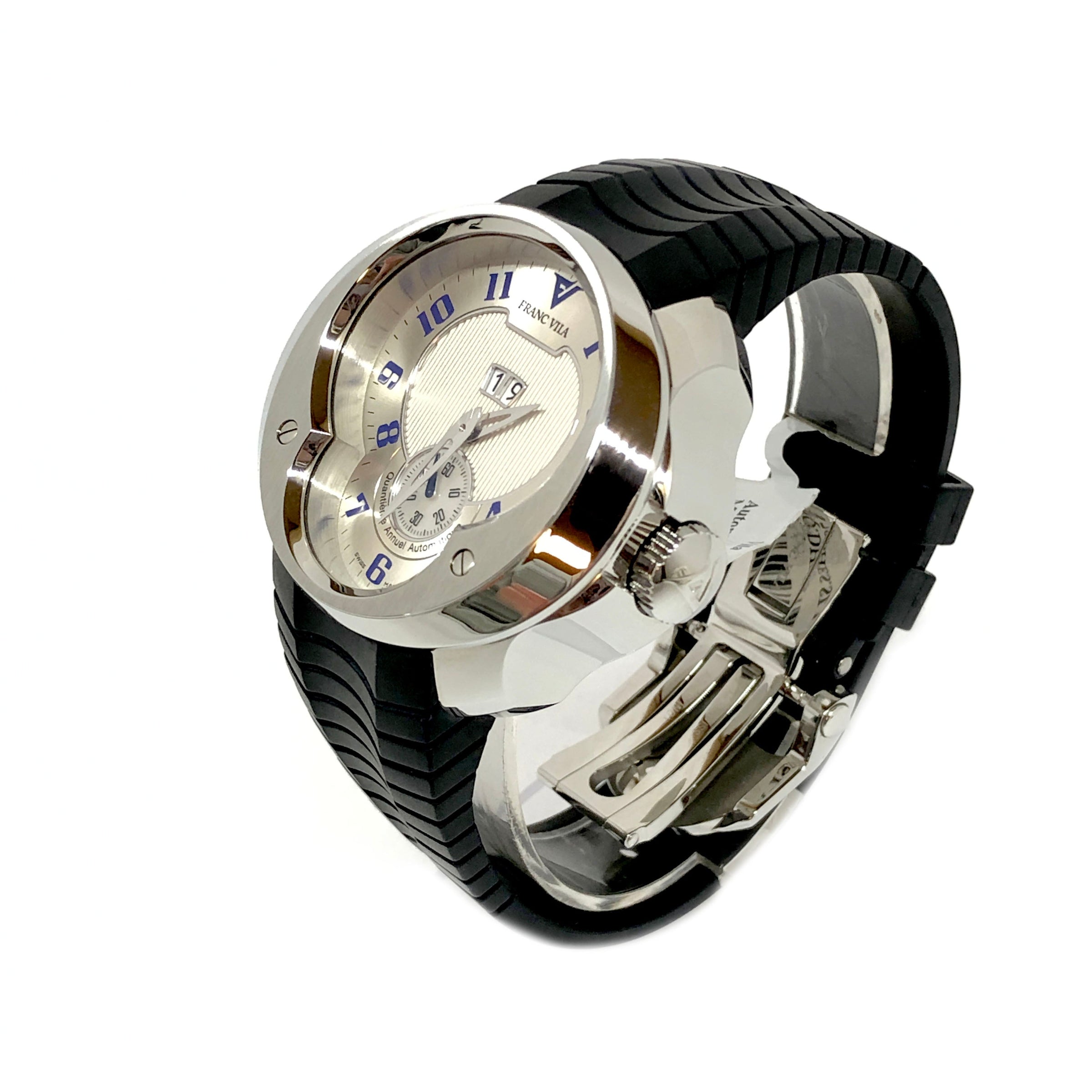 Franc Vila Esprit Unique Stainless Steel Rubber Men's Watch