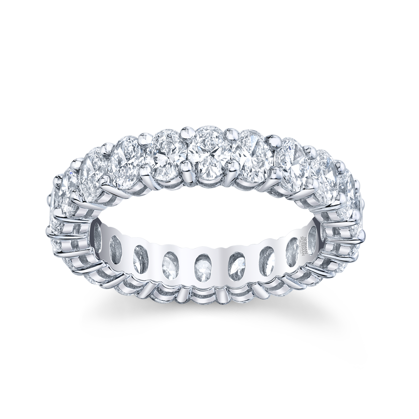 Eternity Oval .15CT G,H/VS
