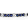 Sapphire Princess Cut Tennis Bolo Bracelet