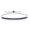 Sapphire Princess Cut Tennis Bracelet