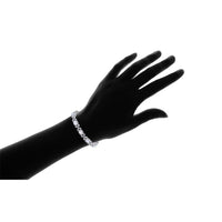 White Oceanic Opal Butterfly Bracelet in 18K White Gold