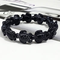 Turtle Pendant Stretch Bracelet - 2 Options Available