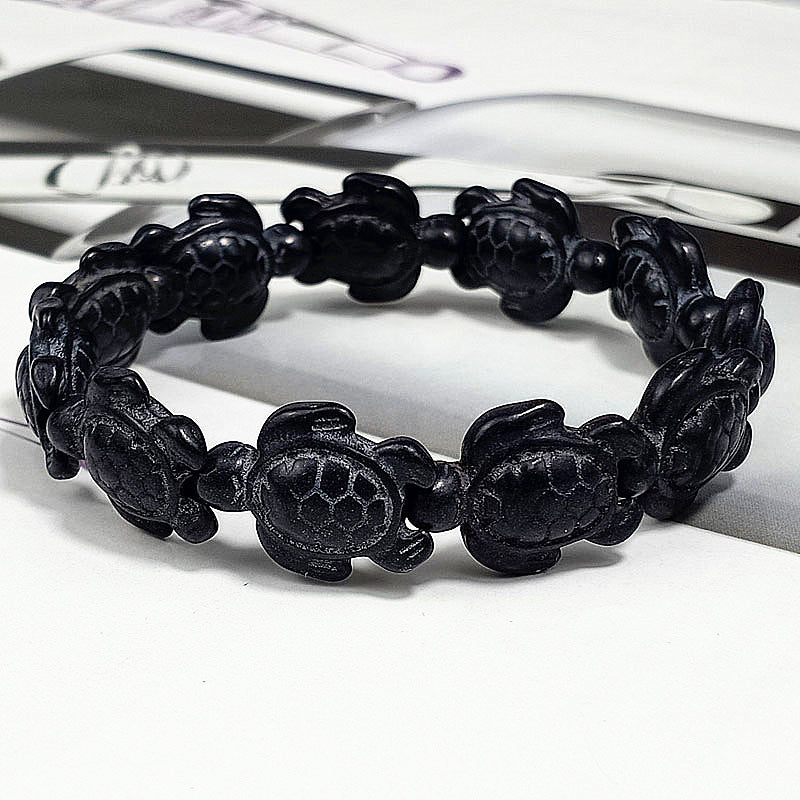 Turtle Pendant Stretch Bracelet - 2 Options Available