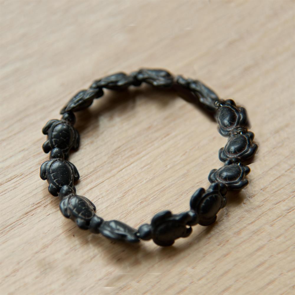 Turtle Pendant Stretch Bracelet - 2 Options Available
