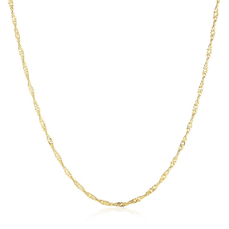 18K Gold Plated Chain Necklace, Necklaces, Golden NYC Jewelry, Golden NYC Jewelry jewelryjewelry deals, swarovski crystal jewelry, groupon jewelry,, jewelry for mom,