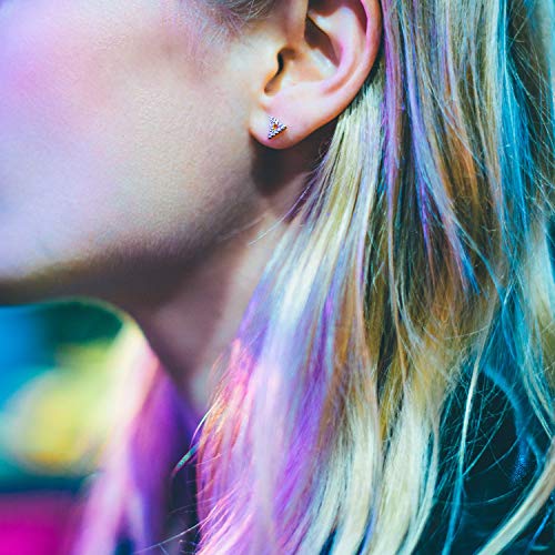 6mm Pave Triangle Stud Earring with Swarovski Crystals - 18K Gold Plated, Earring, Golden NYC Jewelry, Golden NYC Jewelry jewelryjewelry deals, swarovski crystal jewelry, groupon jewelry,, jewelry for mom,