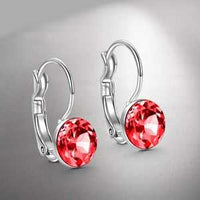Mini Stone Crystal Earrings in Silver Plating - 6 Options Available