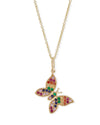 Rainbow Swarovski Elements Pendant Necklaces in 18K Gold (Multiple Options)