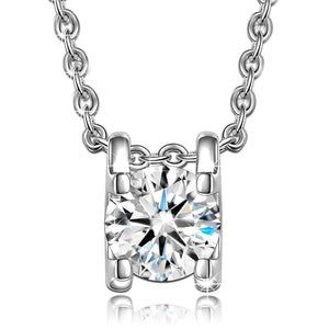 Single Sleek Pendant Chic Necklace