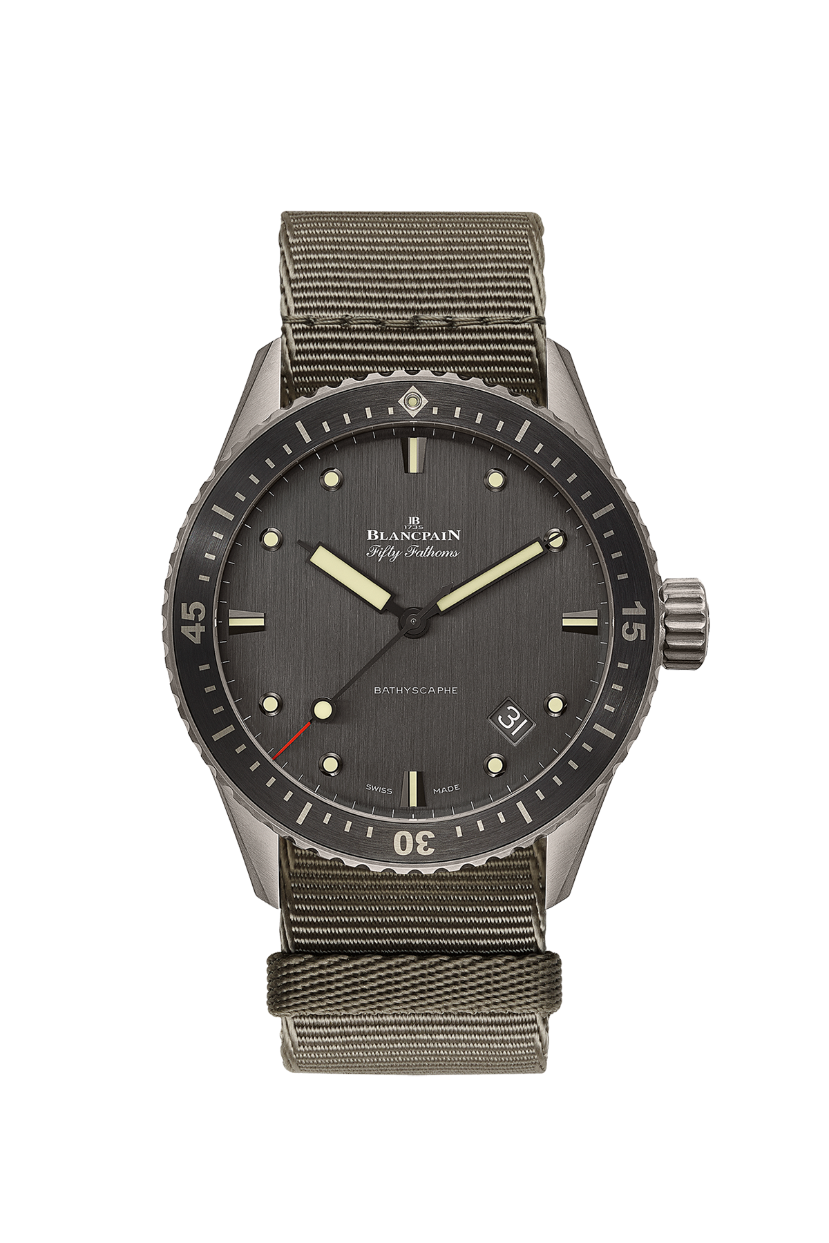 Blancpain Fifty Fathoms Bathyscaphe 5000 1210 NAGA