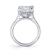8.42 Carat Radiant Diamond Solitaire Ring