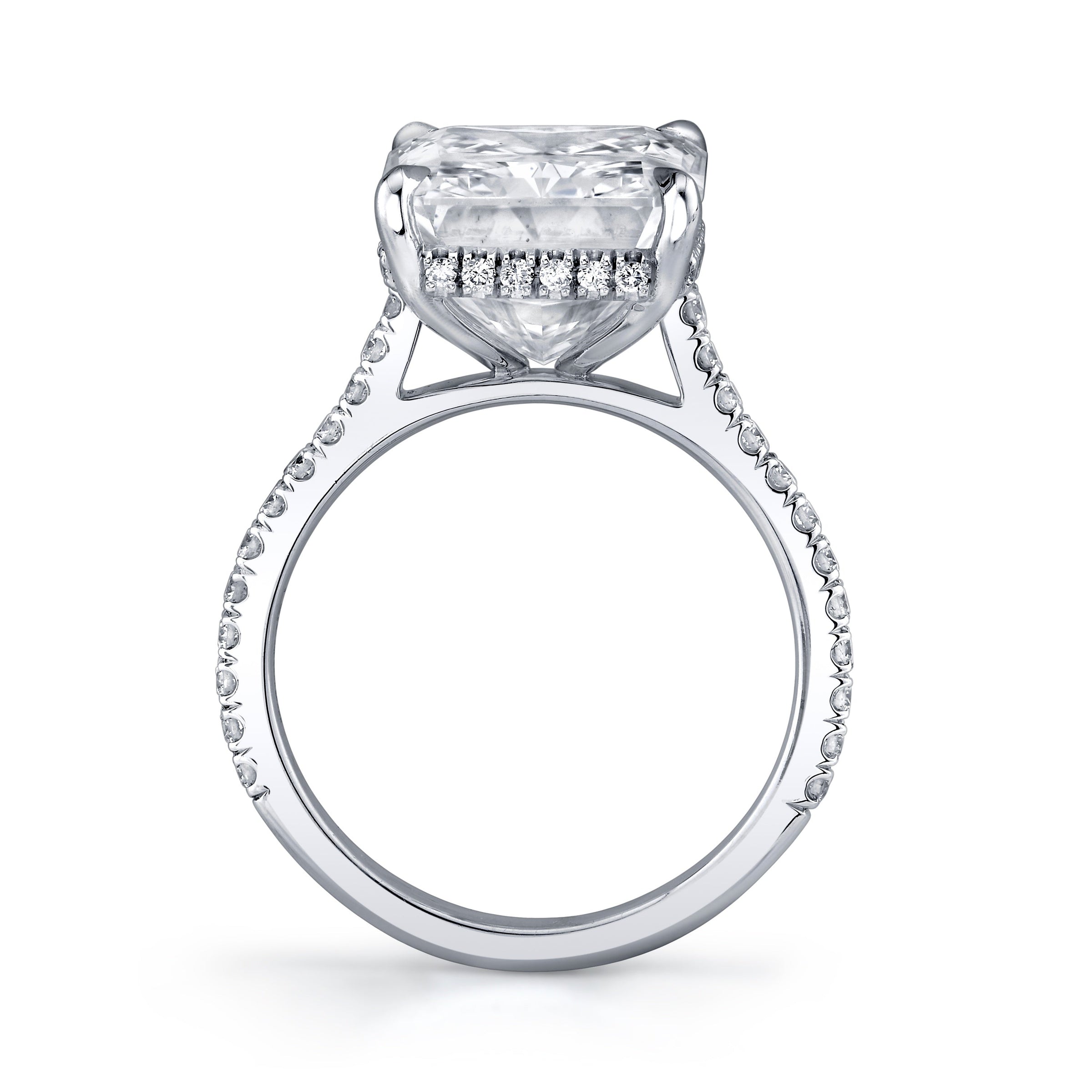 8.42 Carat Radiant Diamond Solitaire Ring