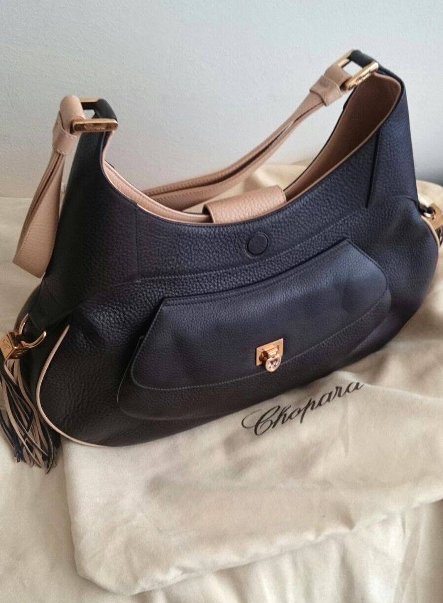 Chopard Madrid Brown / Camel Colored Calfskin Leather Bag