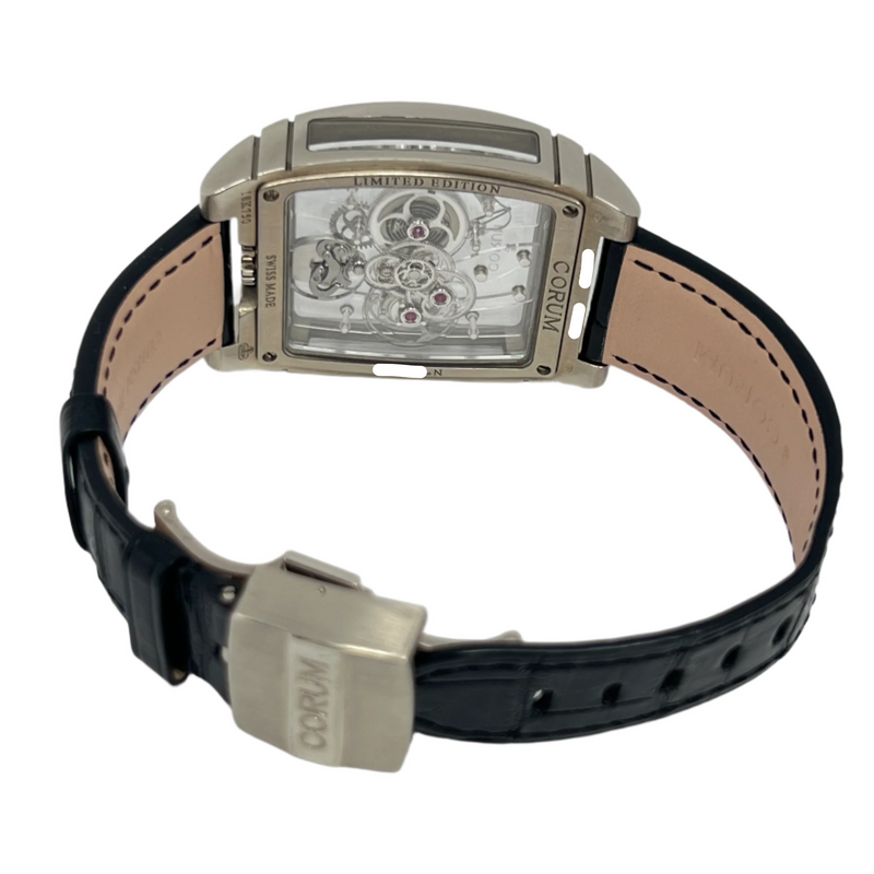 Corum Panoramique Tourbillon 18K White Gold Men's Watch