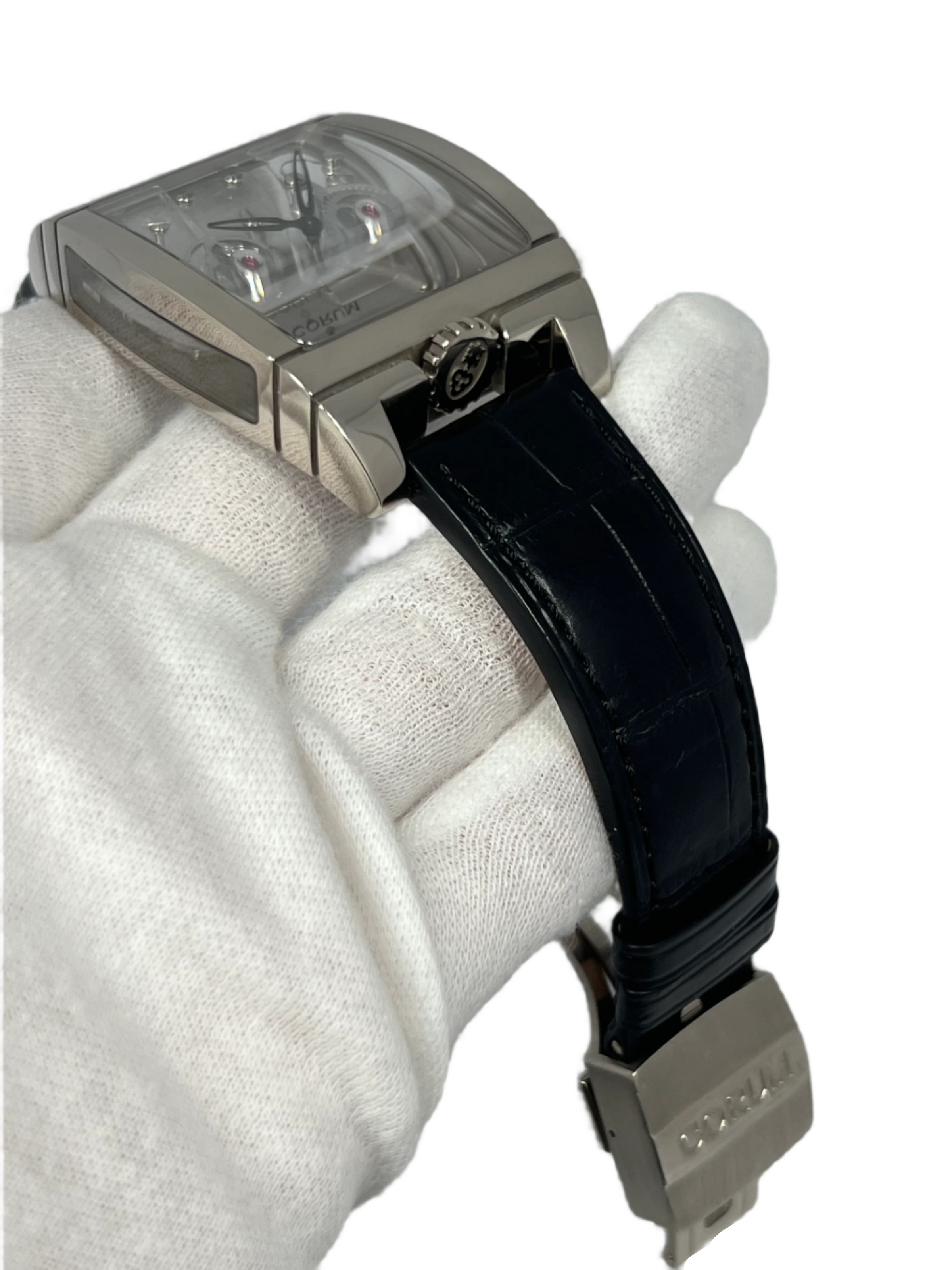 Corum Panoramique Tourbillon 18K White Gold Men's Watch