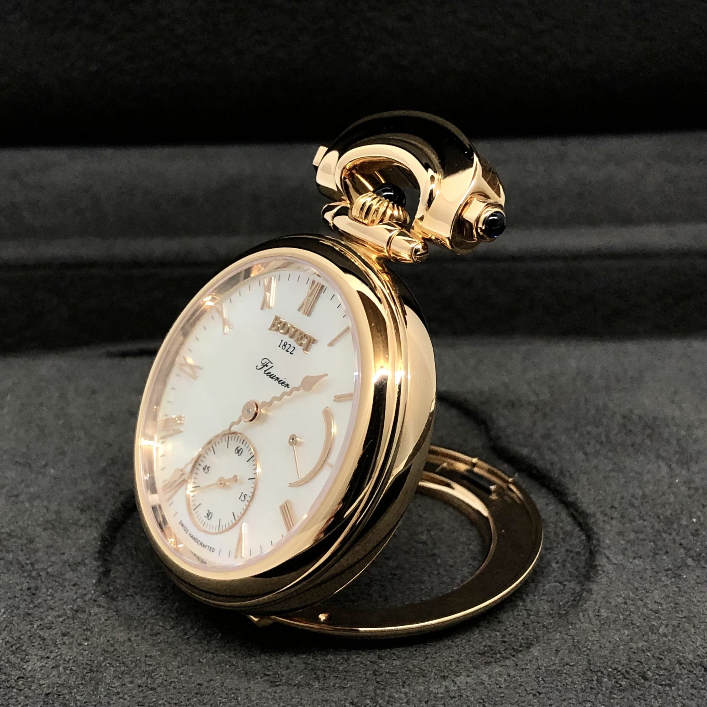 Bovet Fleurier 39 Amadeo Rose Gold 18K Black Women`s Watch