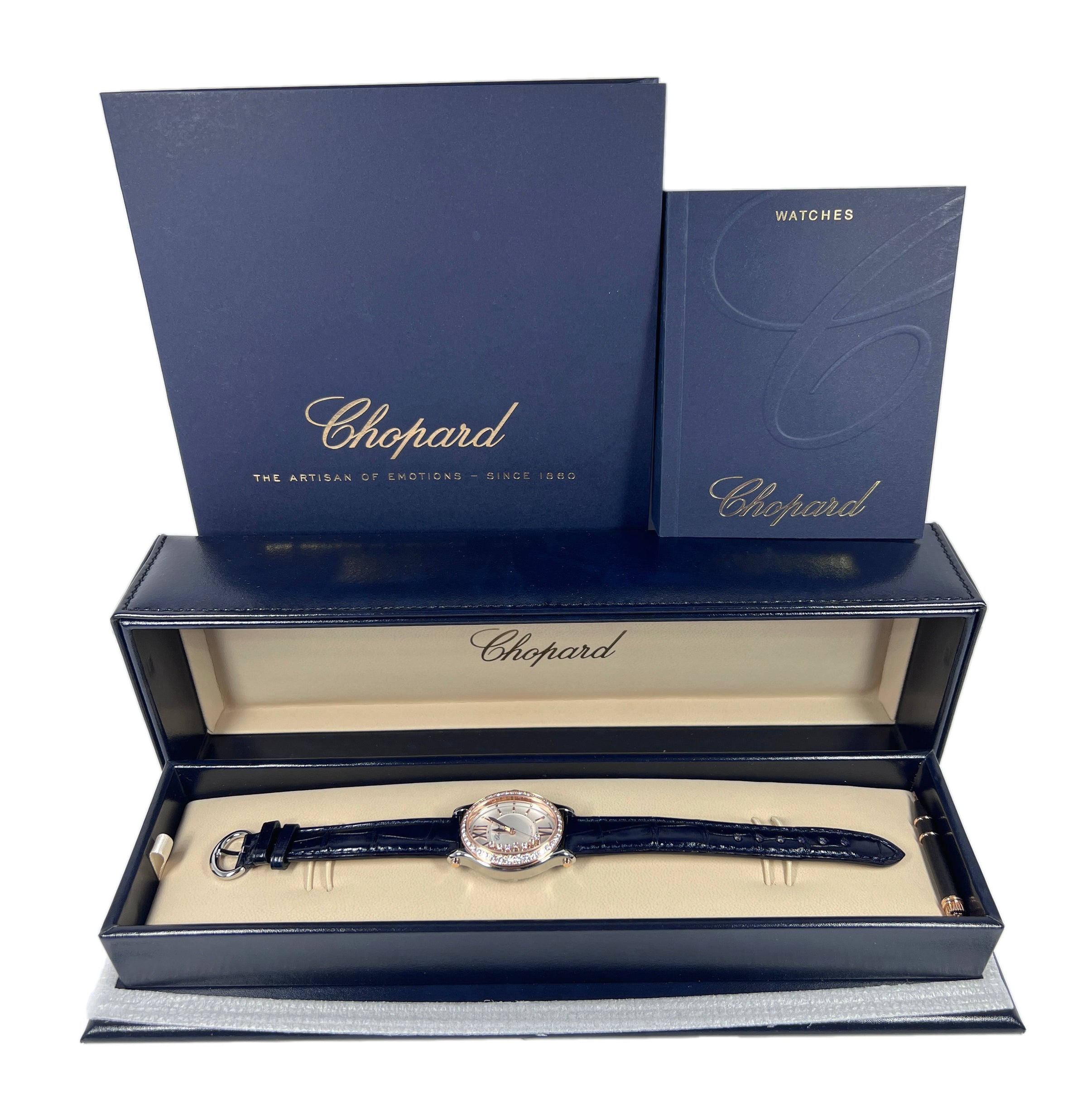 Chopard Happy Sport Oval Stainless Steel and Ethical Rose Gold & Diamonds Ladies Watch
