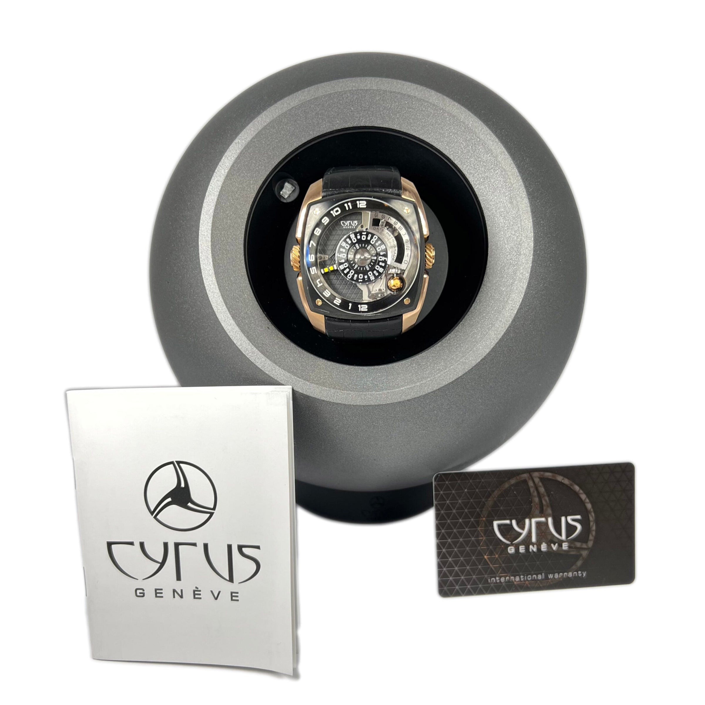 Cyrus Klepcys Moon 18K Red Gold & Black DLC Titanium Men's Watch